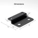 Renogy Mounting Brackets for 12V 200Ah Pro LiFePO4 Batteries (Set of 4) - Off Grid Stores