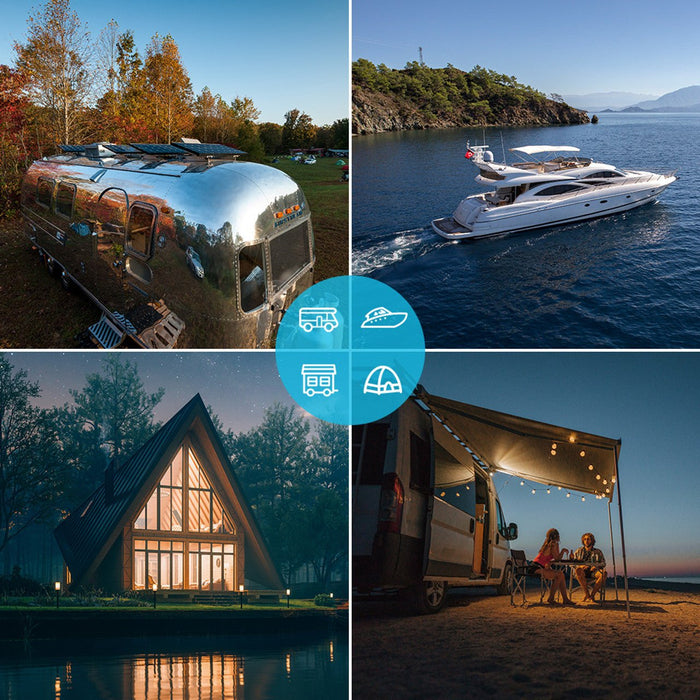 Renogy New Edition Voyager 20A PWM Waterproof Solar Charge Controller - Off Grid Stores