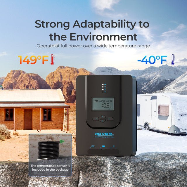 Renogy Rover Li 20 Amp MPPT Solar Charge Controller with Bluetooth Module - Off Grid Stores