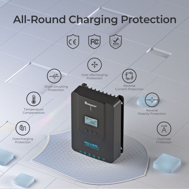 Renogy Rover Li 30 Amp MPPT Solar Charge Controller with Bluetooth Module - Off Grid Stores