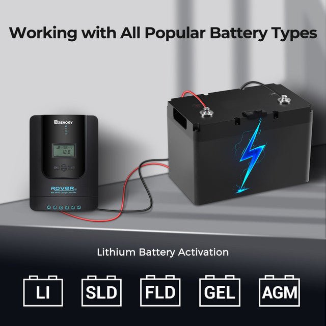Renogy Rover Li 40 Amp MPPT Solar Charge Controller with Renogy ONE Core - Off Grid Stores