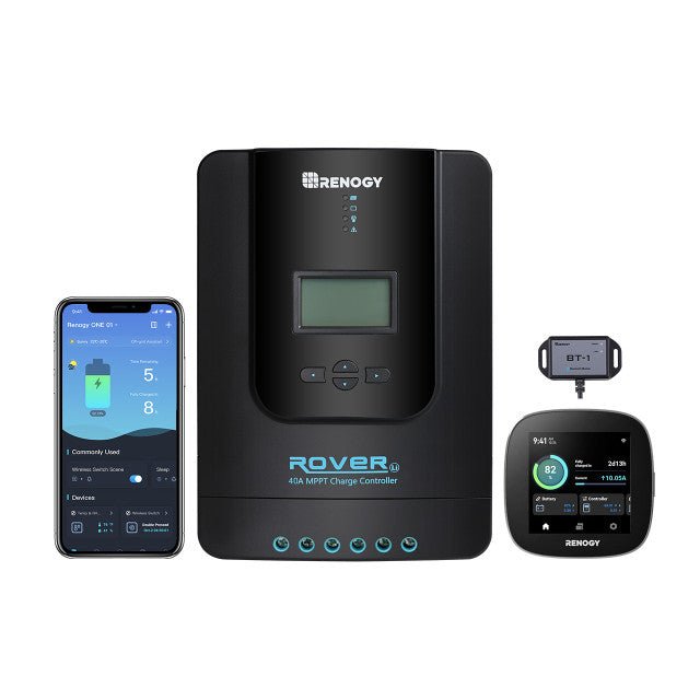 Renogy Rover Li 40 Amp MPPT Solar Charge Controller with Renogy