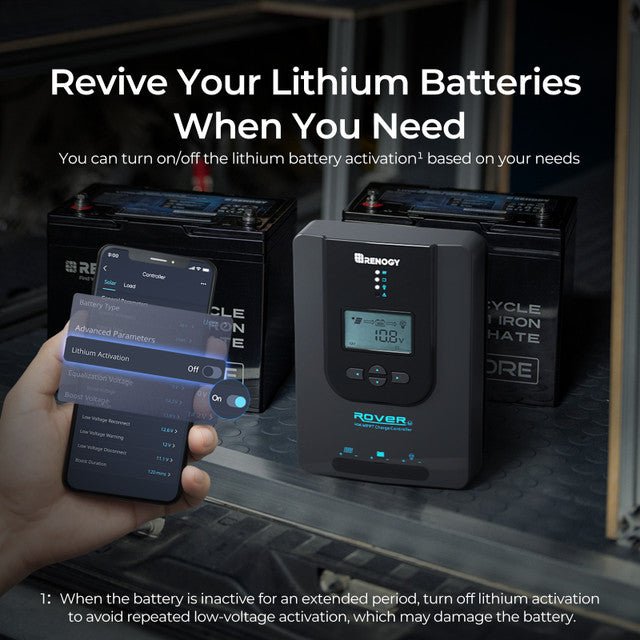 Renogy Rover Li 40 Amp MPPT Solar Charge Controller - Off Grid Stores