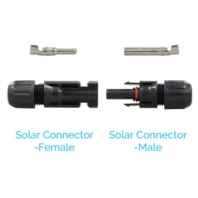 Renogy Solar Connectors for Solar Panels 5 Pairs Male & Female - Off Grid Stores