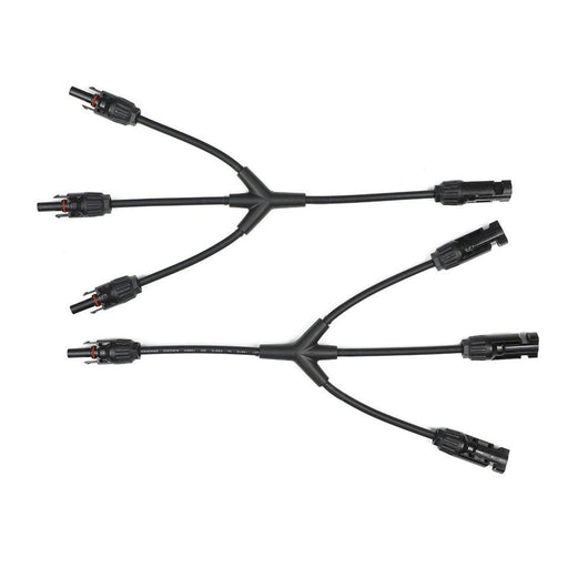 Renogy Solar Connectors M Branch Parallel Adapter Cable MMMF+FFFM Pair - Off Grid Stores
