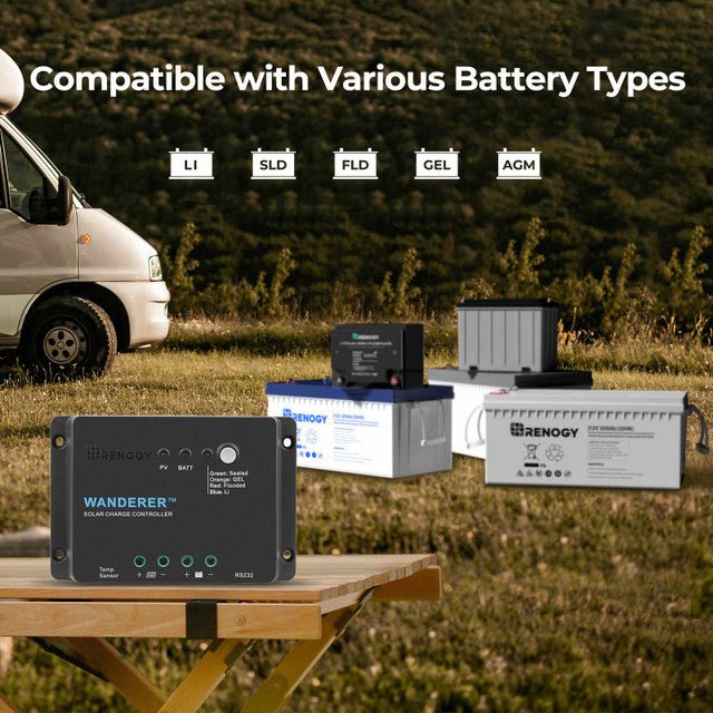 Renogy Wanderer Li 30A PWM Charge Controller - Off Grid Stores