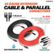 Rich Solar 10 Gauge 50 Feet Solar Extension Cable And Parallel Connectors - Off Grid Stores