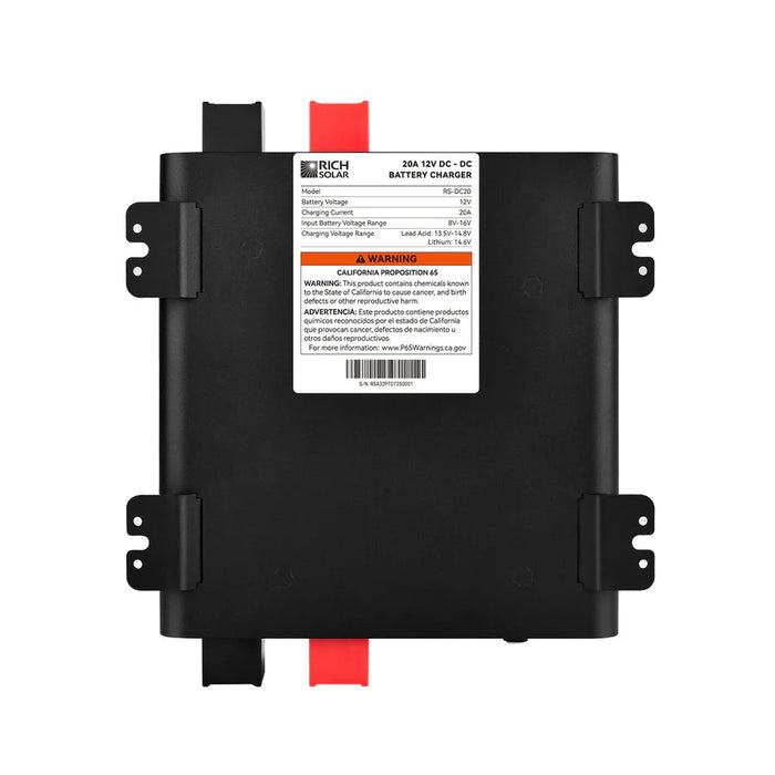 Rich Solar 12V 20A DC to DC Battery Charger - Off Grid Stores