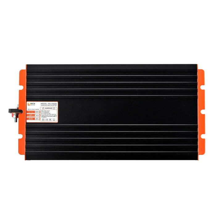 Rich Solar 1500 Watt 12 Volt Industrial Pure Sine Wave Inverter - Off Grid Stores