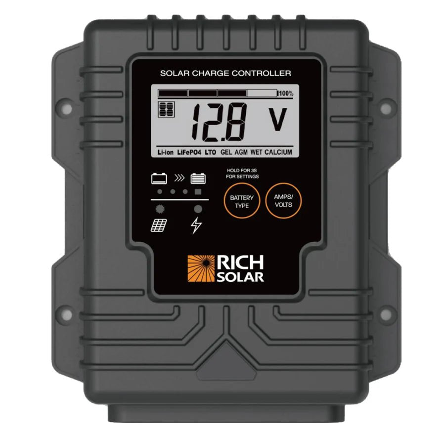 Rich Solar 20 Amp PWM Waterproof Solar Charge Controller - Off Grid Stores