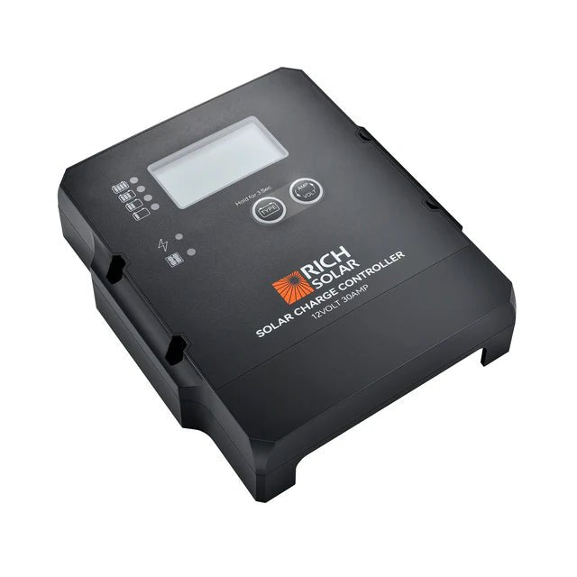 Rich Solar 30 Amp PWM Solar Charge Controller - Off Grid Stores