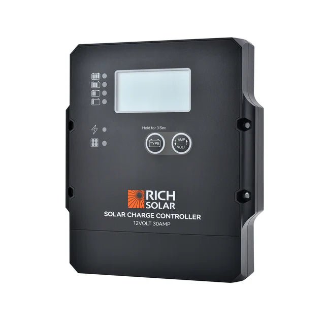 Rich Solar 30 Amp PWM Solar Charge Controller - Off Grid Stores