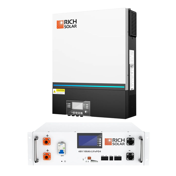 Rich Solar 6500 Watt (6.5KW) 48 Volt Off - Grid Hybrid Solar Inverters - Off Grid Stores