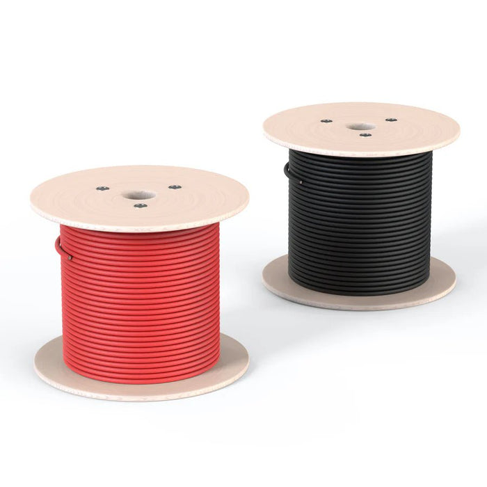 Rich Solar 8 Gauge (8AWG) 600V PV Solar Panel Extension Cable Wire Black and Red - Off Grid Stores