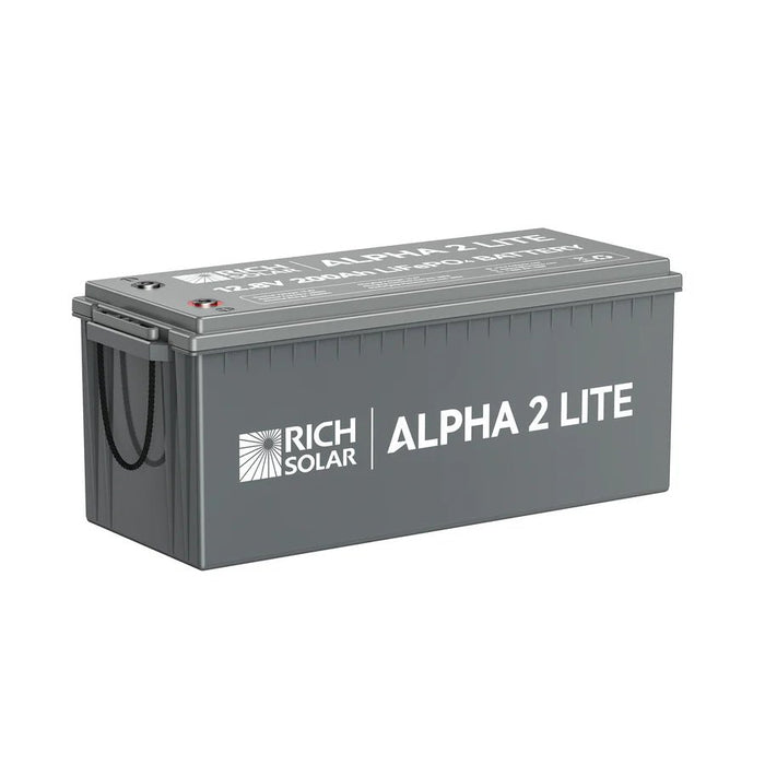 Rich Solar ALPHA 2 LITE 12V 200Ah LiFePO4 Lithium Battery - Off Grid Stores