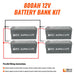 Rich Solar ALPHA 2 LITE 12V 800Ah LiFePO4 Off - Grid Lithium Battery Kit - Off Grid Stores