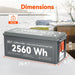 Rich Solar ALPHA 2 PRO 12V 200Ah LiFePO4 Lithium Iron Phosphate Battery - Off Grid Stores