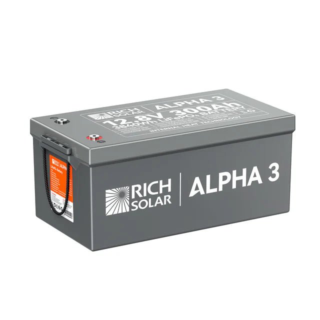 Rich Solar Alpha 3 12V 300Ah Lithium Iron Phosphate Battery - Off Grid Stores