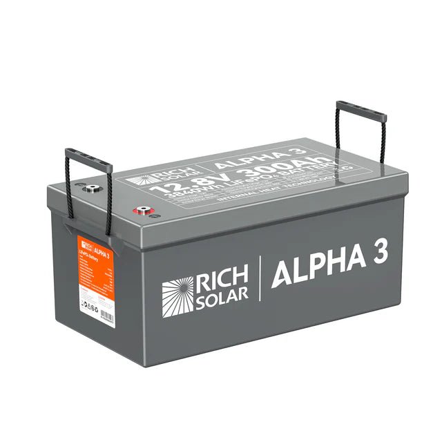 Rich Solar Alpha 3 12V 300Ah Lithium Iron Phosphate Battery - Off Grid Stores
