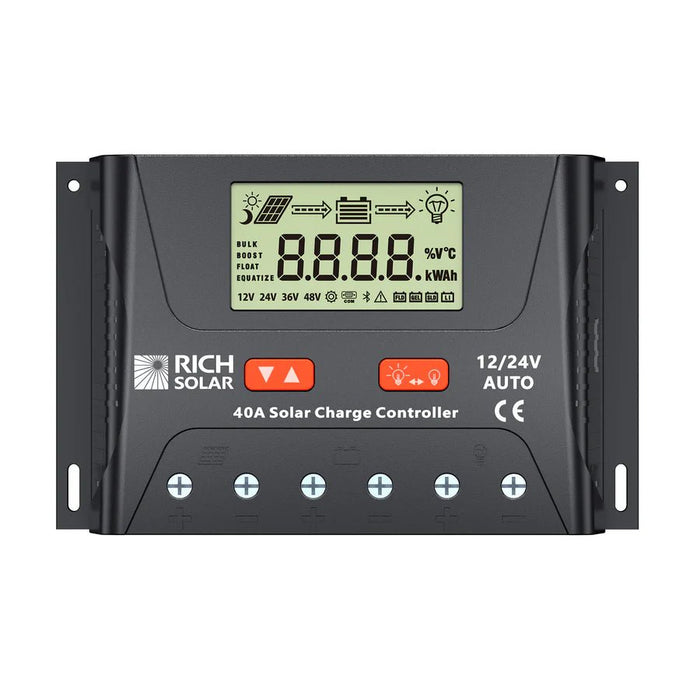Rich Solar BRAVO LEGEND 40 40 Amp PWM Solar Charge Controller - Off Grid Stores
