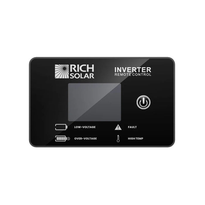 Rich Solar Inverter Remote Control with Smart LCD Display - Exclusive for Nova Pure Series - Off Grid Stores