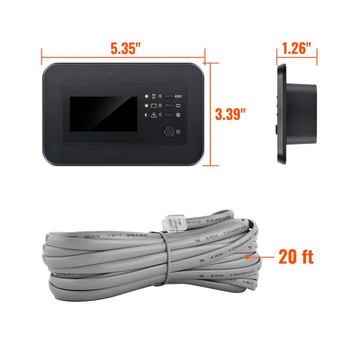Rich Solar Inverter Remote Controller with LCD - Off Grid Stores