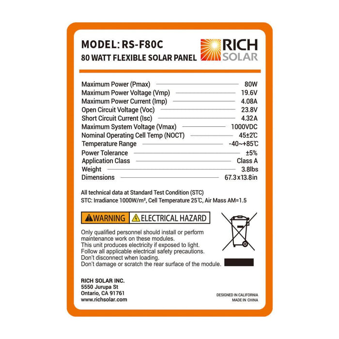 Rich Solar MEGA 100 Watt Portable Solar Panel Briefcase - Off Grid Stores