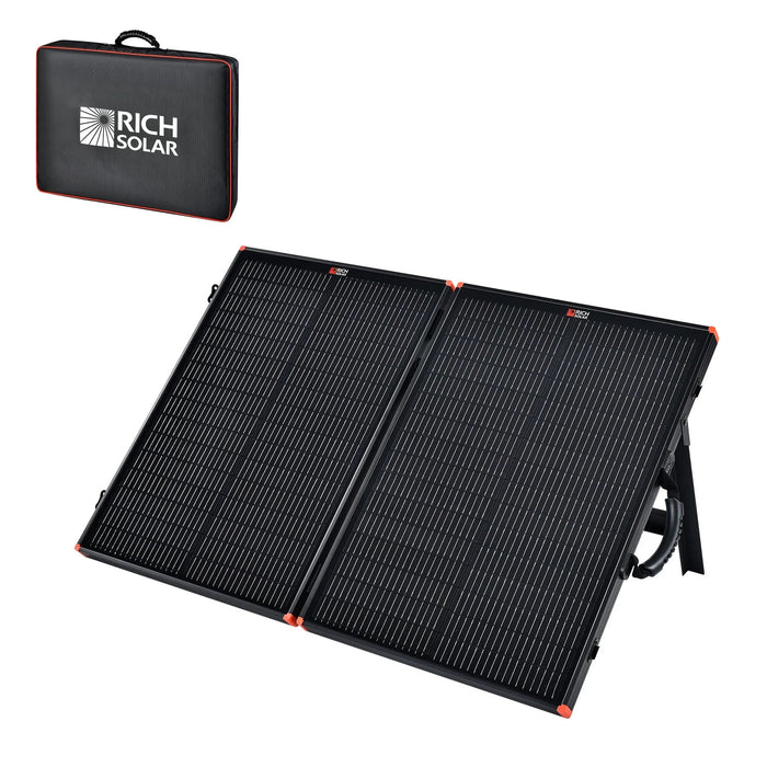 Rich Solar MEGA 100 Watt Portable Solar Panel Briefcase - Off Grid Stores