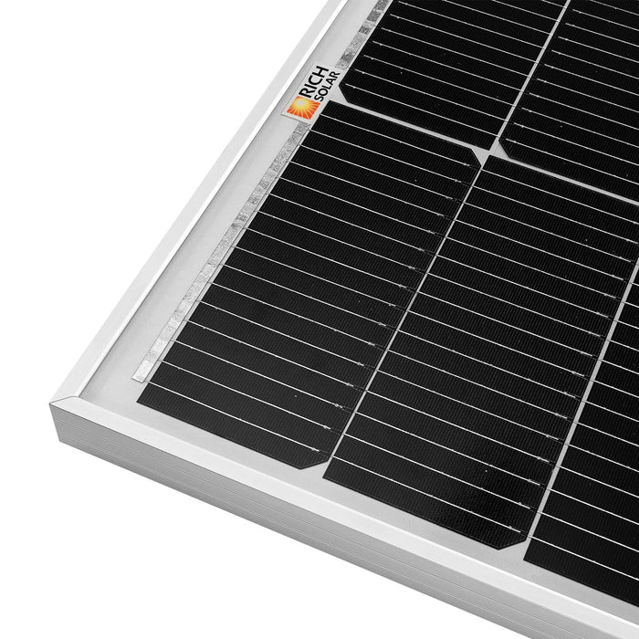 Rich Solar MEGA 100 Watt Slim Monocrystalline Solar Panel - Off Grid Stores