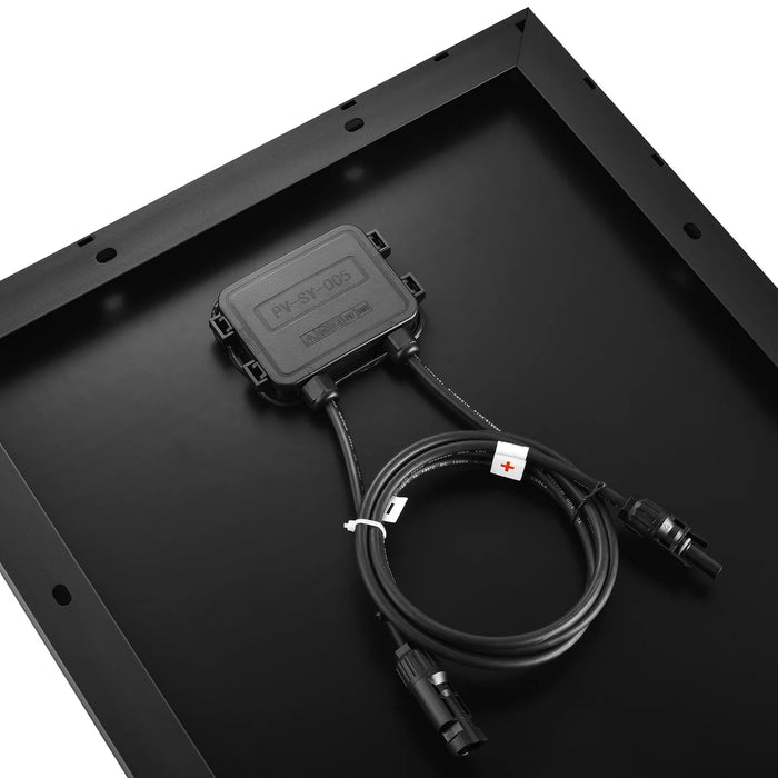 Rich Solar MEGA 130 SLIM ONYX 130W Slim Solar Panel - Off Grid Stores