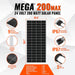 Rich Solar MEGA 200 MAX 200W 24 Volt Monocrystalline Solar Panel - Off Grid Stores