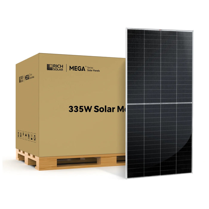 Rich Solar MEGA 335 PRO 335 Watt Monocrystalline Solar Panel - Off Grid Stores
