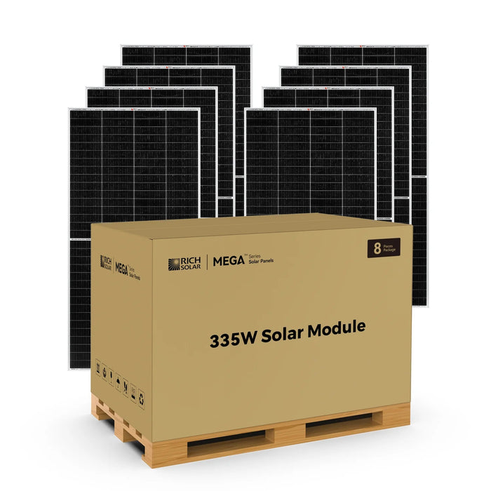 Rich Solar MEGA 335 PRO 335 Watt Monocrystalline Solar Panel - Off Grid Stores