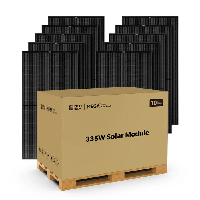 Rich Solar MEGA 335 PRO 335 Watt Monocrystalline Solar Panel - Off Grid Stores