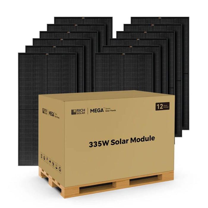 Rich Solar MEGA 335 PRO 335 Watt Monocrystalline Solar Panel - Off Grid Stores