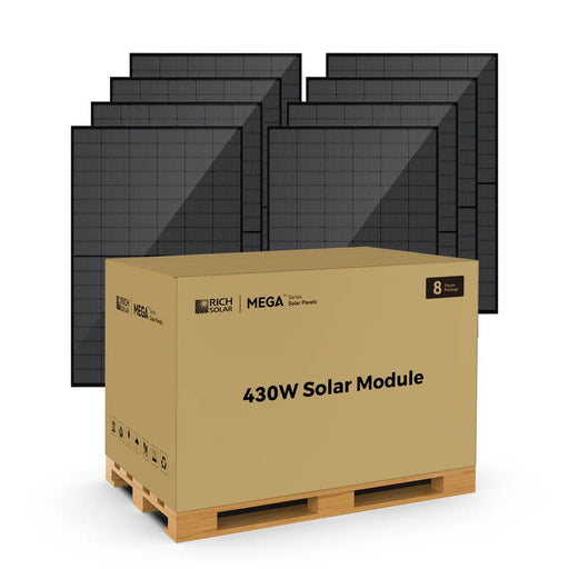 Rich Solar MEGA 430W Bifacial N - Type Solar Panel - Off Grid Stores