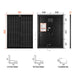 Rich Solar MEGA 50 ONYX 50 Watt Solar Panel - Off Grid Stores