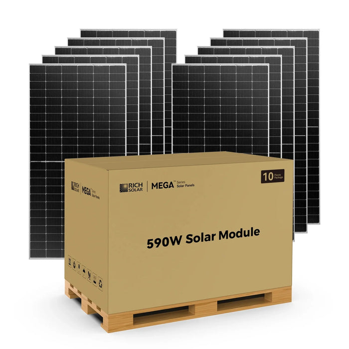 Rich Solar MEGA 590 Watt Bifacial Solar Panels - Off Grid Stores