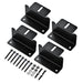 Rich Solar Mounting Hardware Z Brackets With Screws - Set of 4 - Off Grid Stores