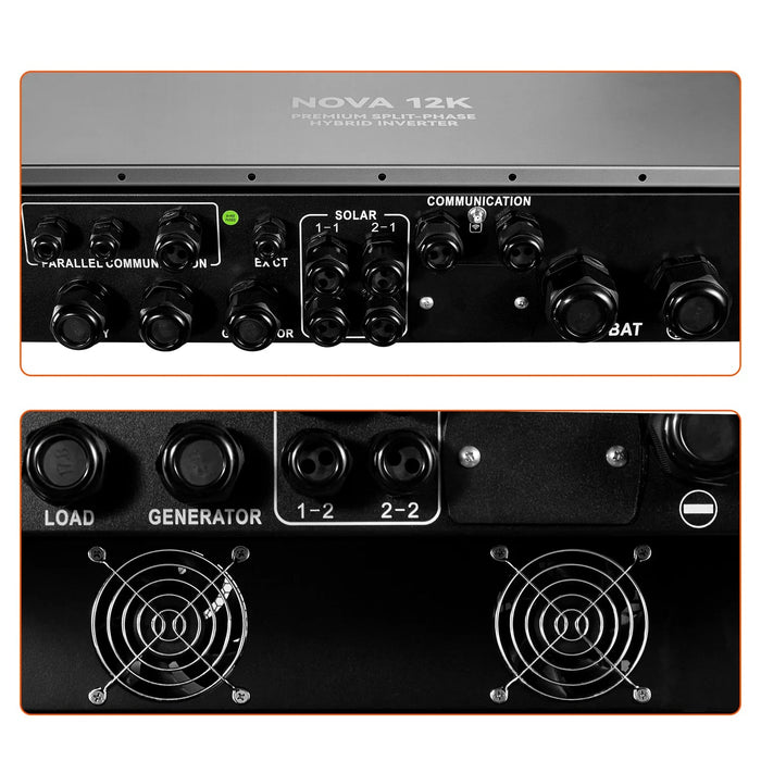 Rich Solar NOVA 12K PV Hybrid Inverter 48V 120/240V Split Phase - Off Grid Stores