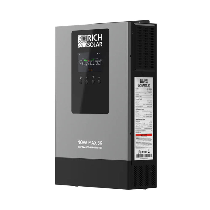Rich Solar NOVA MAX 3K 2026 24V 3000W Off - Grid Hybrid Inverter - Off Grid Stores