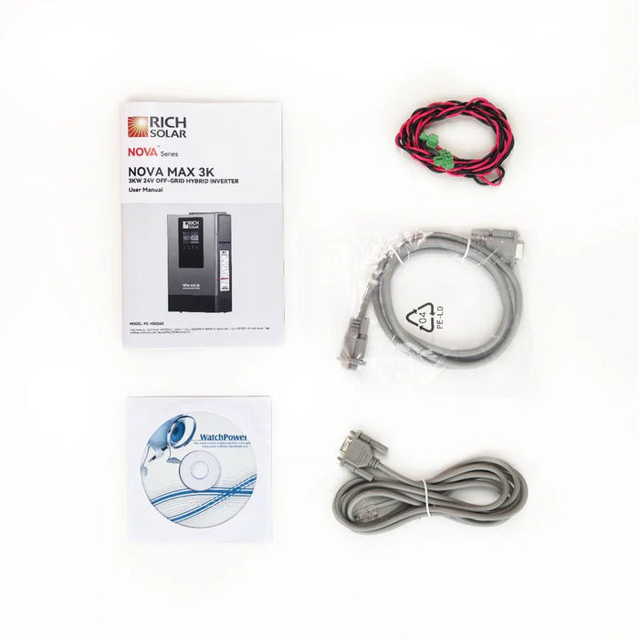Rich Solar NOVA MAX 3K 2026 24V 3000W Off - Grid Hybrid Inverter - Off Grid Stores