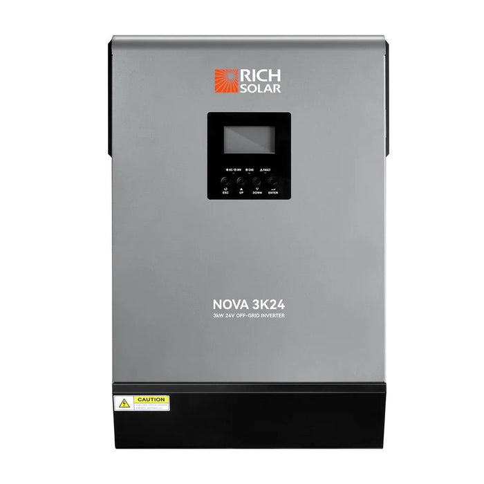 Rich Solar NOVA MAX 3K 3000W 24V Hybrid Solar Inverter - Off Grid Stores