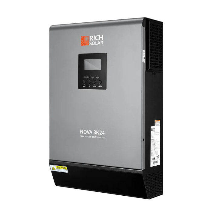 Rich Solar NOVA MAX 3K 3000W 24V Hybrid Solar Inverter - Off Grid Stores