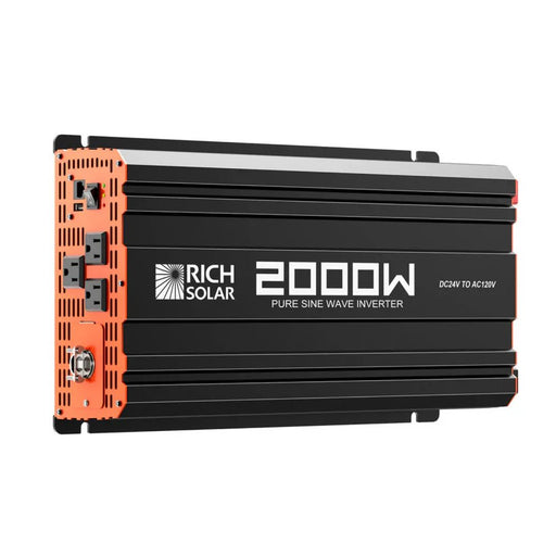 Rich Solar NOVA PURE MAX 2K 2000 Watt 24V Industrial Pure Sine Wave Inverter - Off Grid Stores