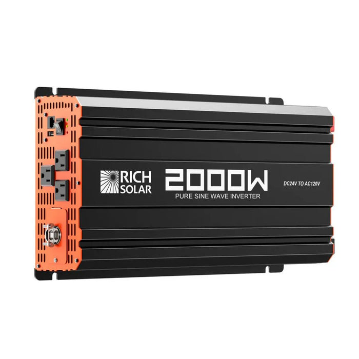 Rich Solar NOVA PURE MAX 2K 2000 Watt 24V Industrial Pure Sine Wave Inverter - Off Grid Stores