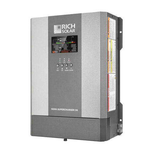 Rich Solar NOVA SUPERCHARGER 2K 2000W 12V Pure Sine Wave Inverter Charger - Off Grid Stores