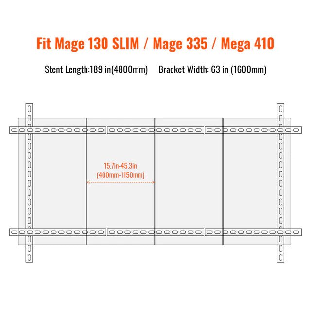 Rich Solar Solar Ground Mount Fits MEGA 335 / MEGA 410 - Off Grid Stores