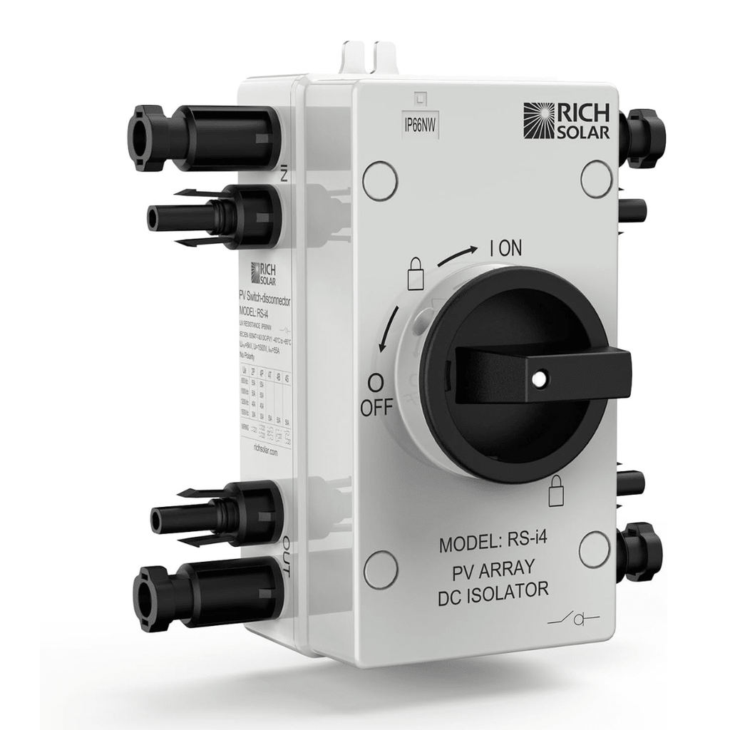 Rich Solar Solar PV DC Quick Disconnect Switch 1500V 55 Amps - Off