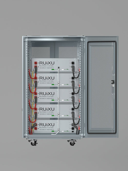 RUiXU Lithium Batteries Kits (RX - LFP48100 - H) | 15kWH, 20kWH, 25kWH, 30kWH | Self - Heating - Off Grid Stores